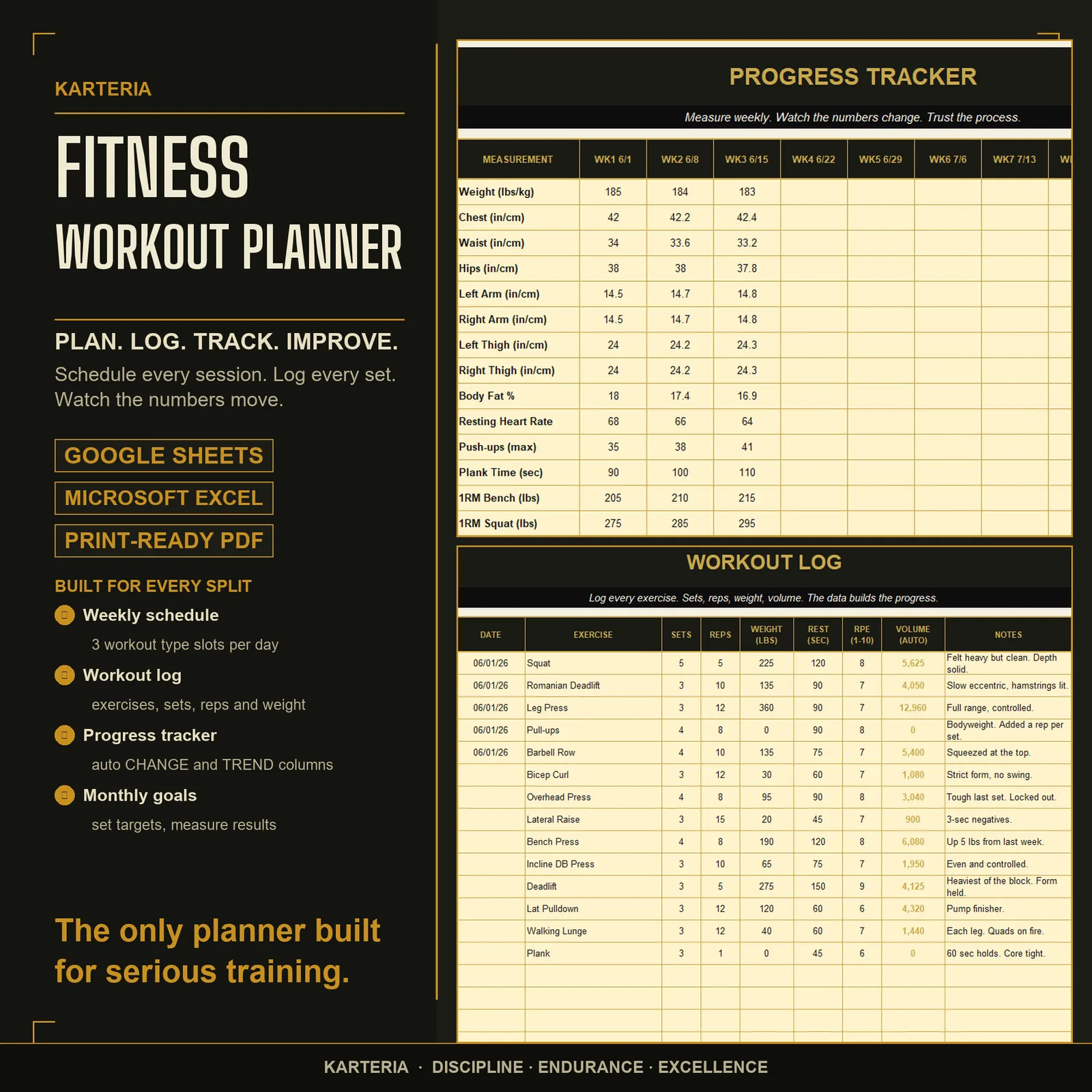 Fitness & Workout Planner